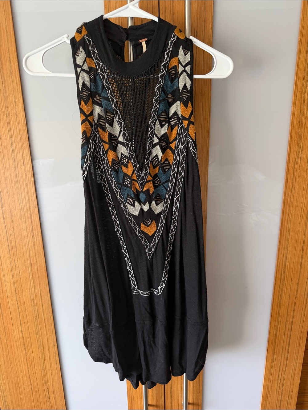 Free People EMBROIDERED Tunic XS